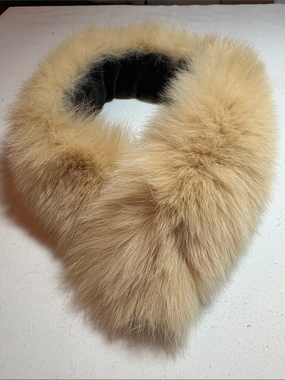 Dena Dyed Fox Fur Velcro Scarf/Collar